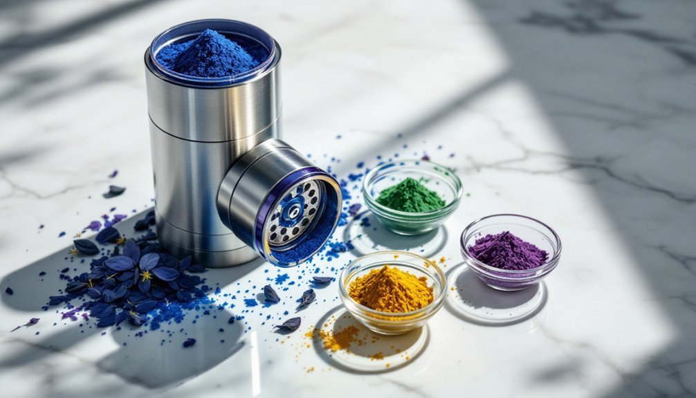 natural colorant grinders for soap