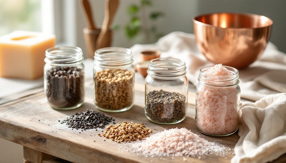 natural exfoliants for soapmaking