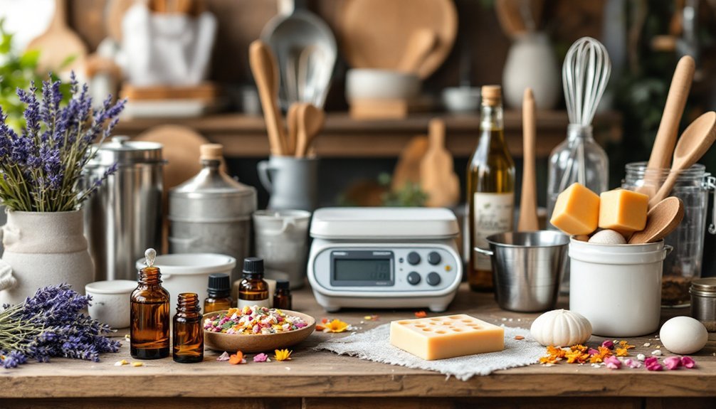 natural soap making tools