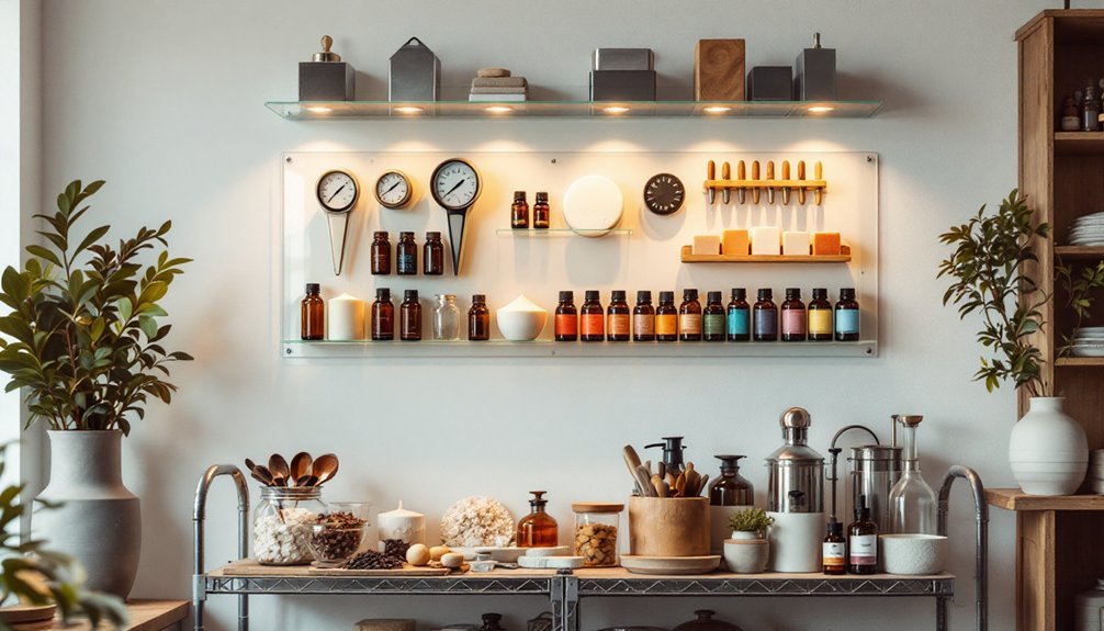 soap making tool organizers