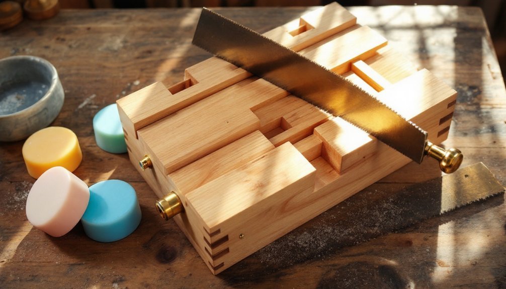 traditional wooden soap cutters