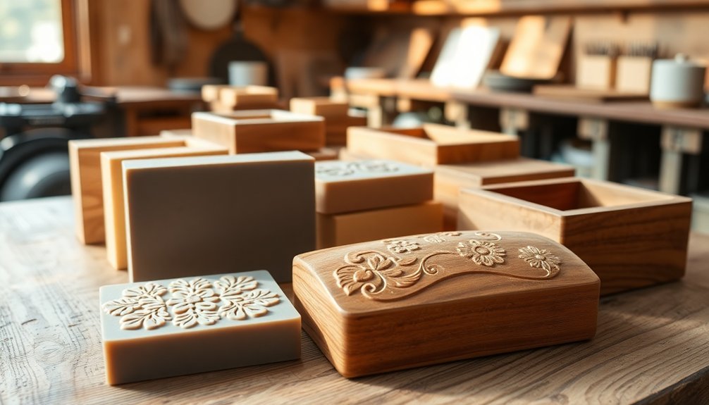 types of soap molds