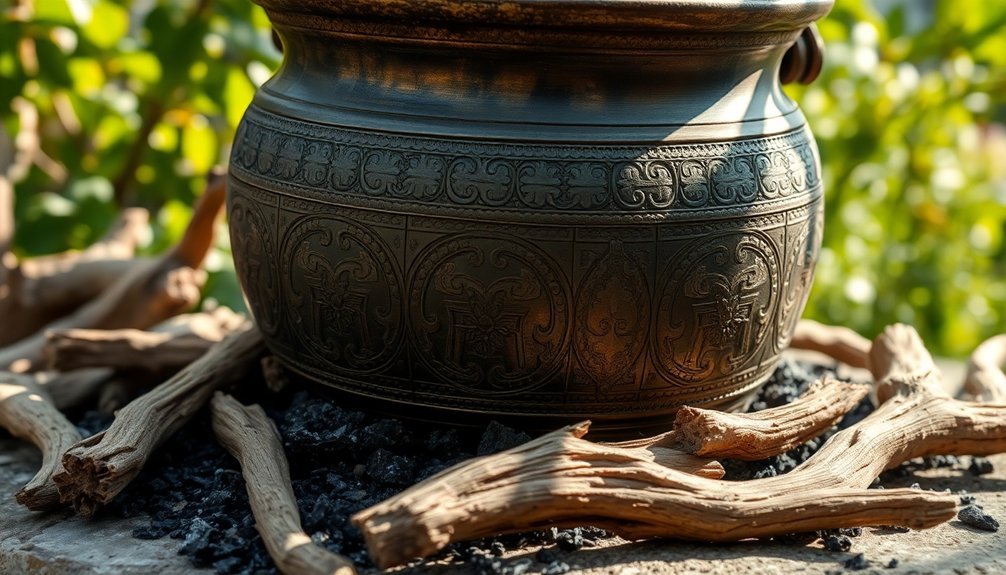 ancient civilizations lye kettles