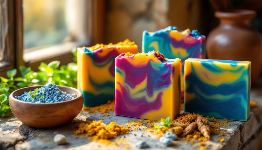 ancient cultures colored soap
