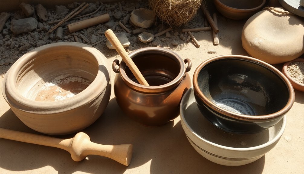 ancient lye vessels composition