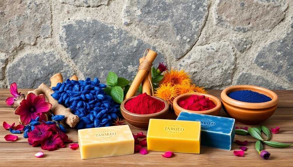 ancient soap dye techniques
