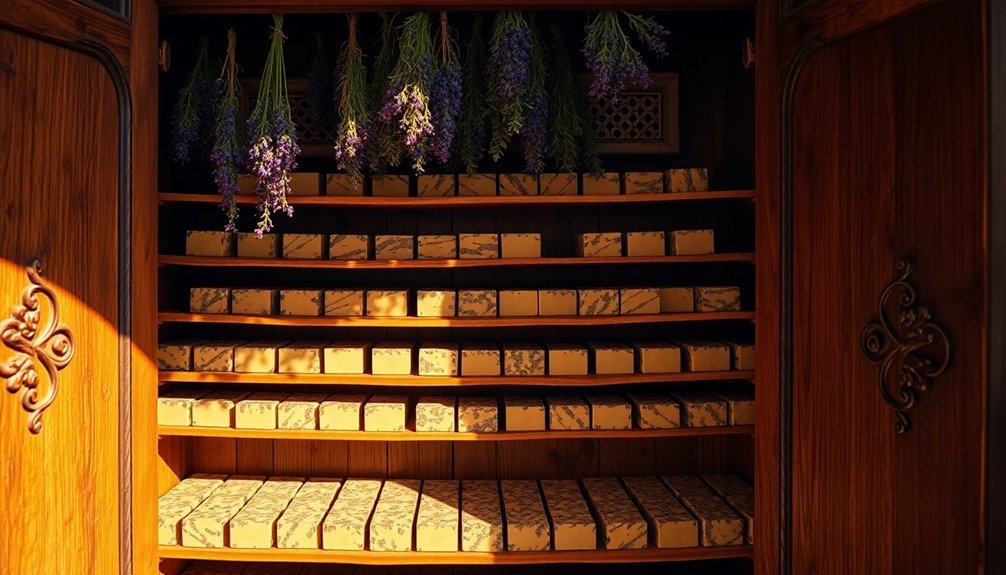 aromatic herb preservation cabinets