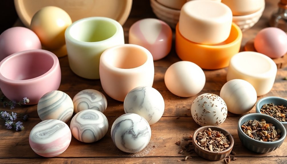artisanal soap round molds