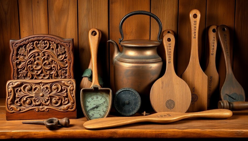 authentic antique soap tools