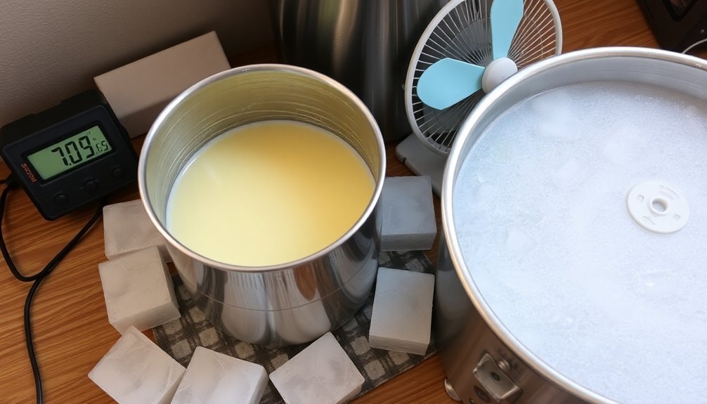 batch size cooling techniques