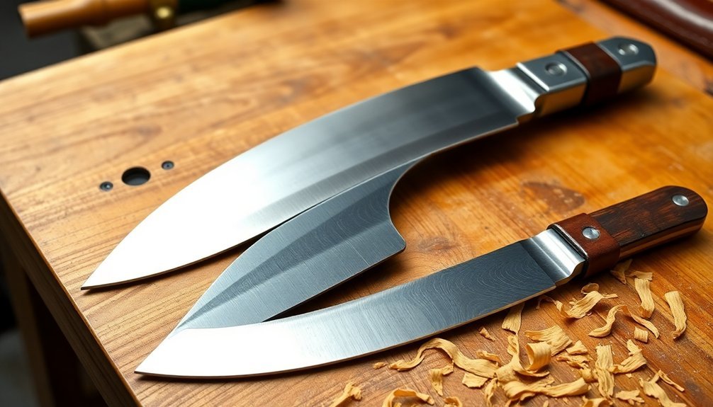 blade geometry for bar edges