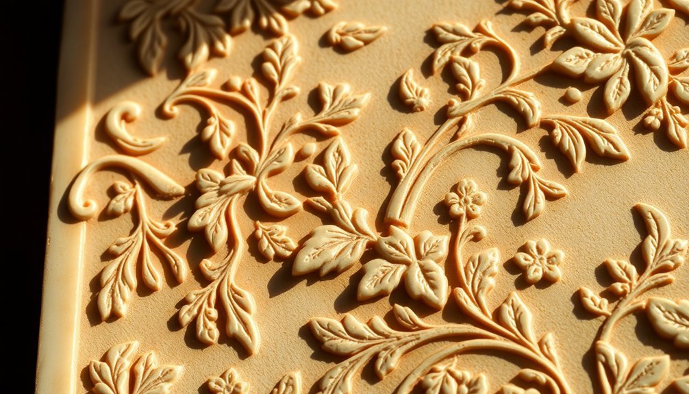 botanical impression mold design