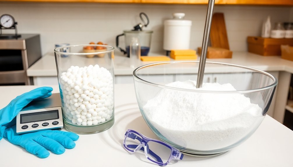 caustic soda in soapmaking