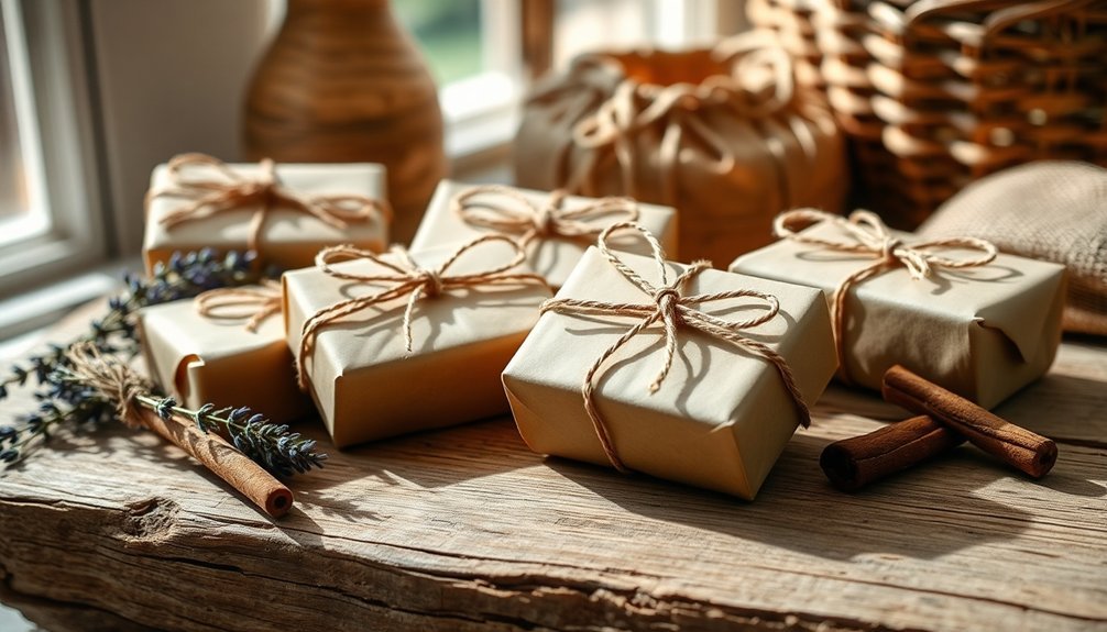 charming countryside twine parcels