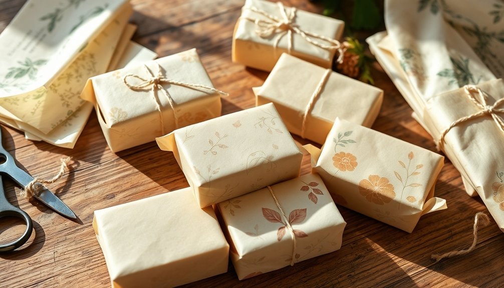 choosing vintage wax paper