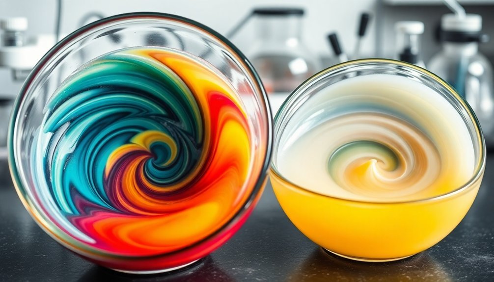 clockwise soap mixing science