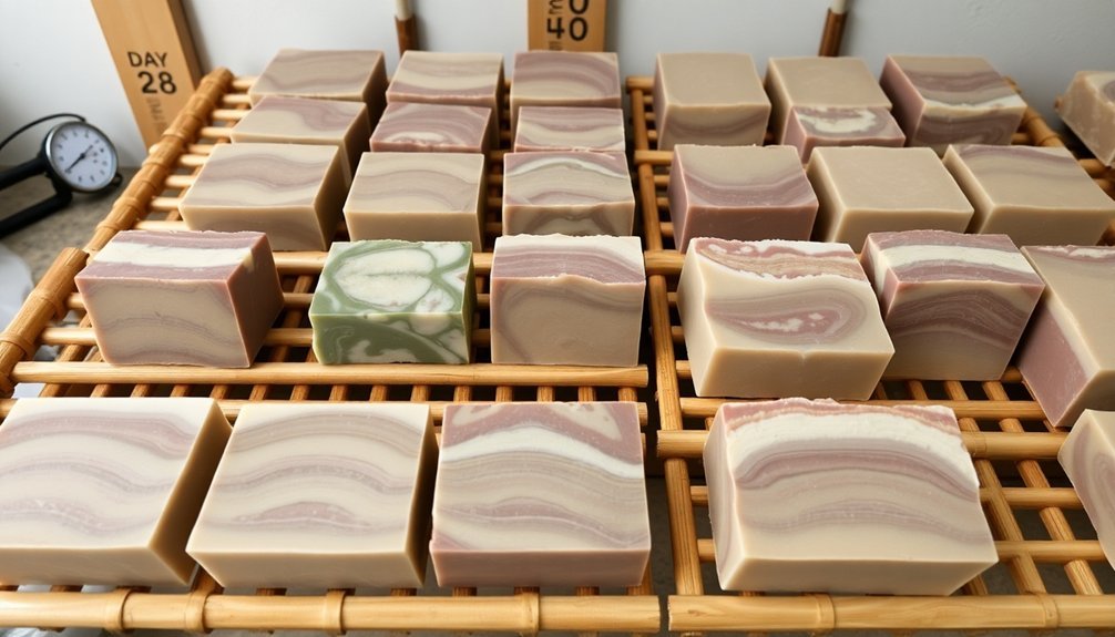 cold process soap curing timeline