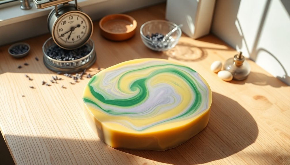 cold process soap making