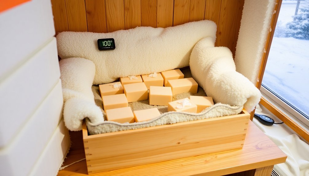 cold weather soap insulation