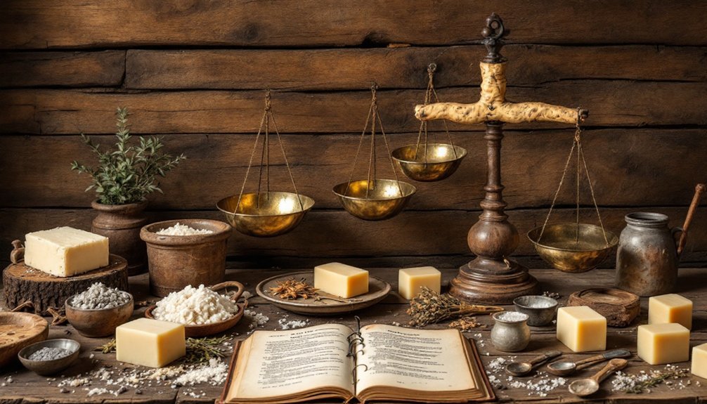 colonial soap making materials