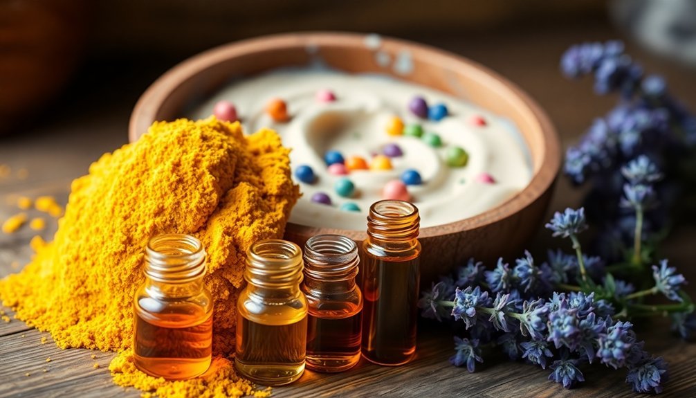 colorants and oils blend