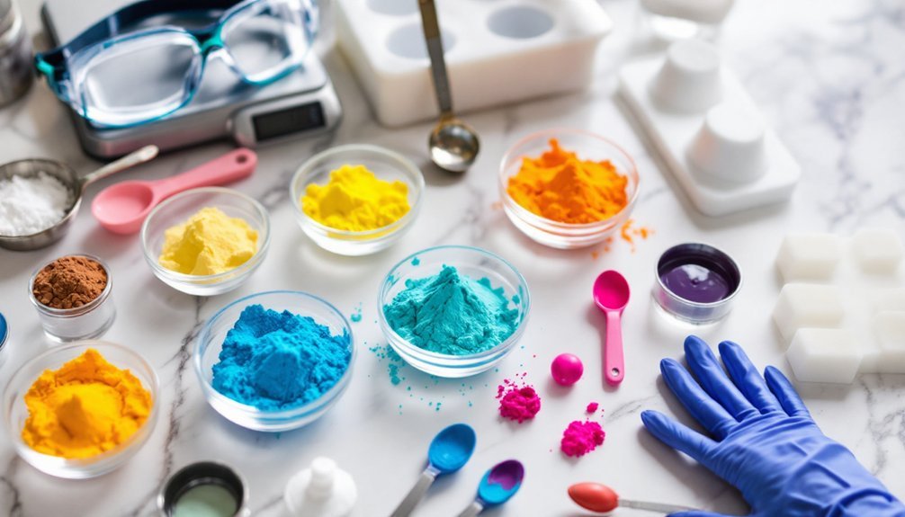 coloring soap safely advised