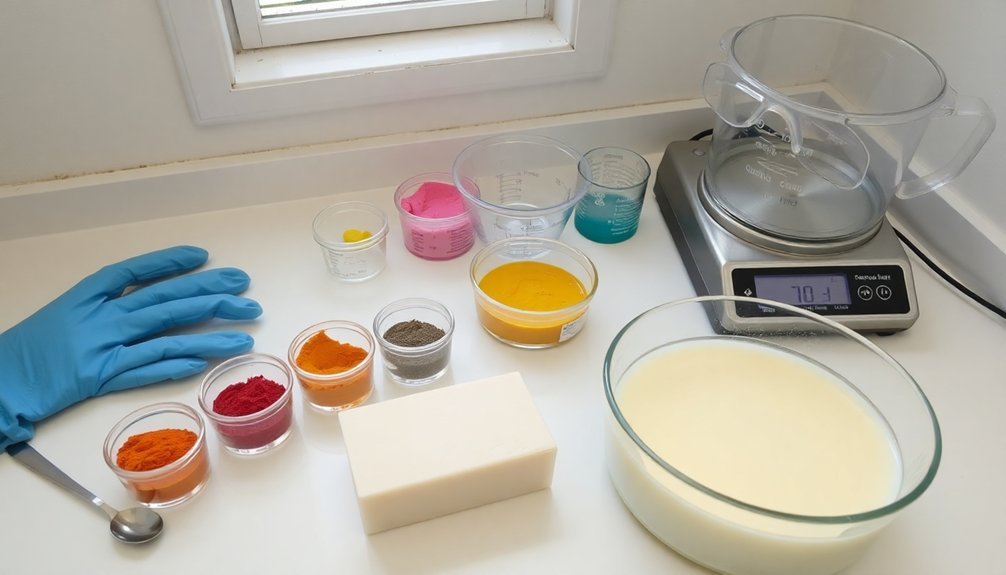 coloring soap safely advised