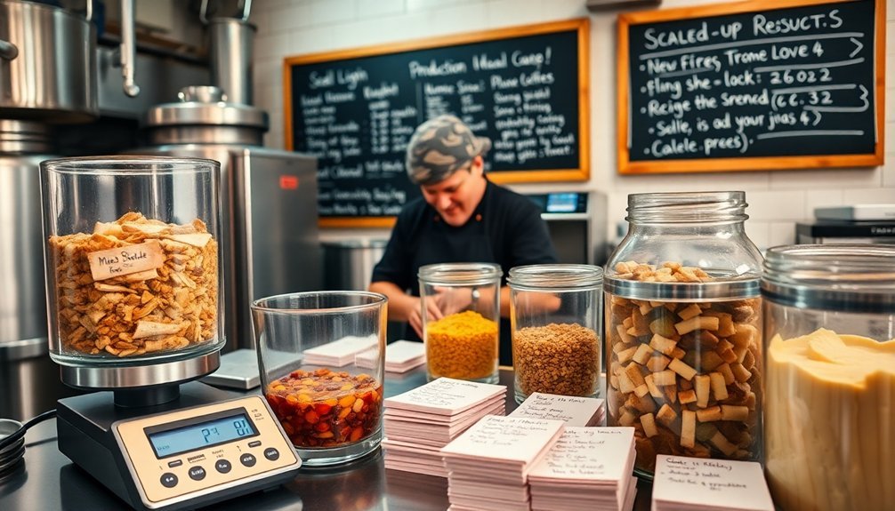 commercial recipe scaling techniques