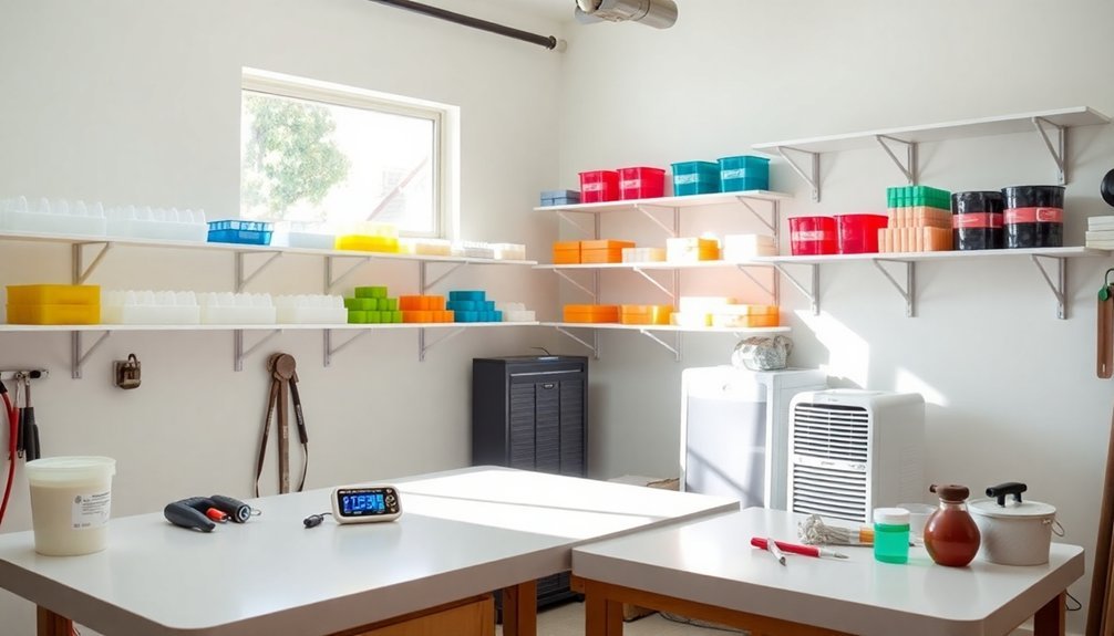 controlling garage workshop humidity