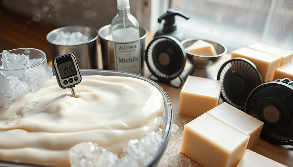 cooling methods for soap