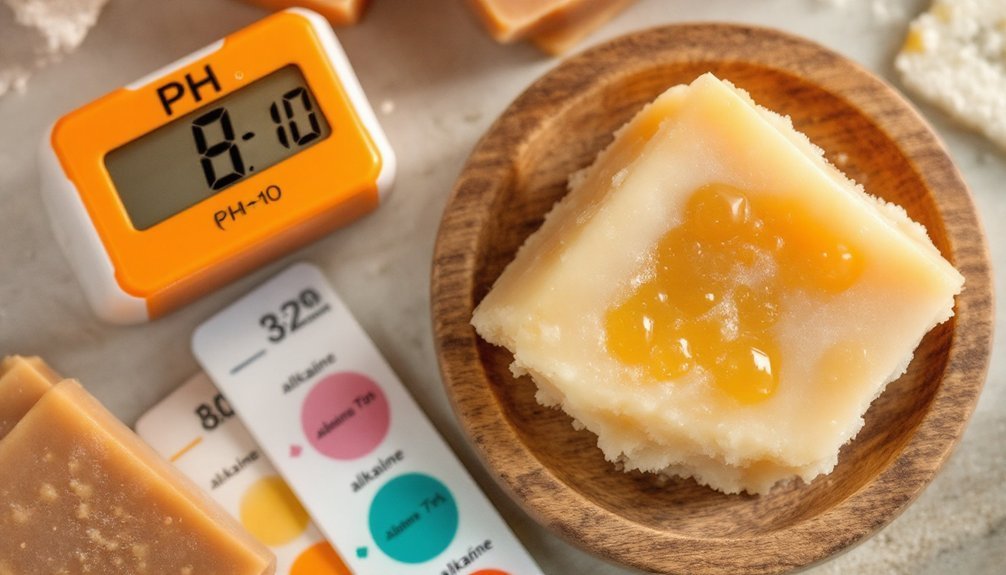 cured soap ph level