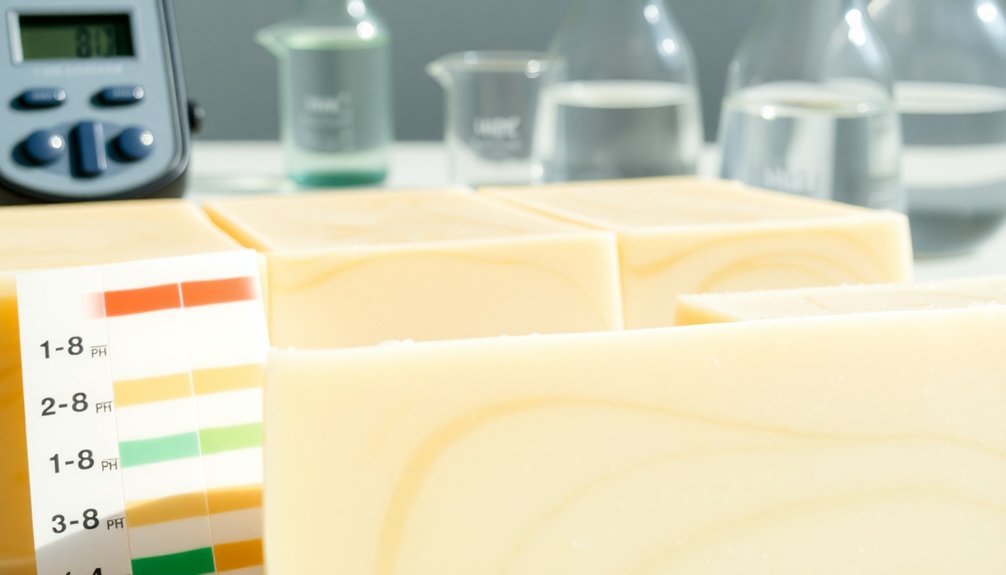 cured soap ph level