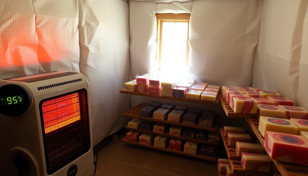 curing area heating options