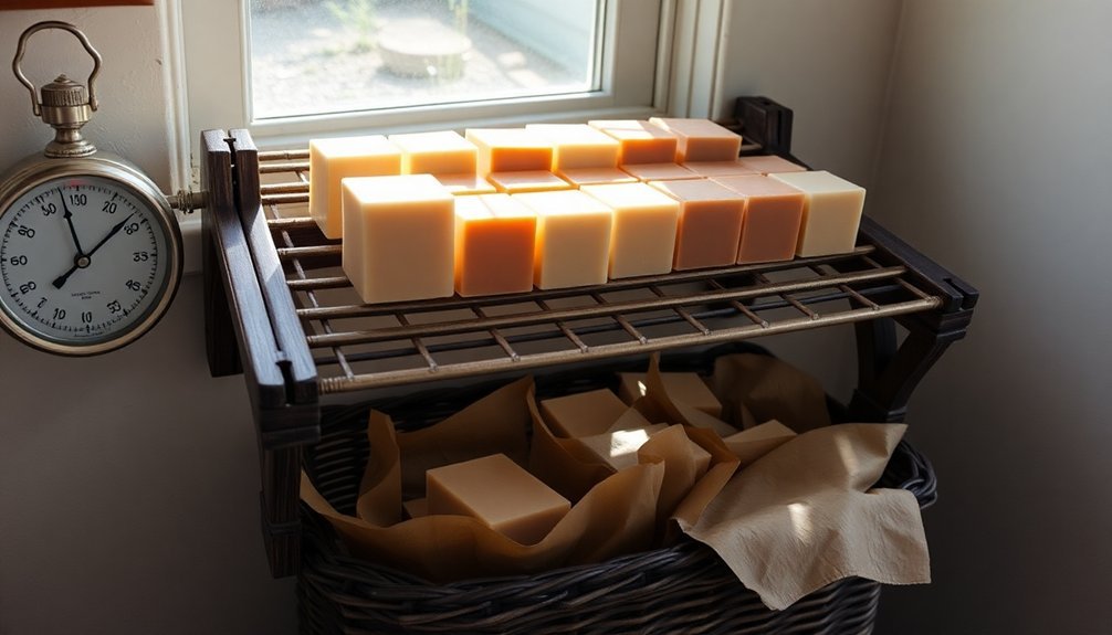 curing conditions before storage