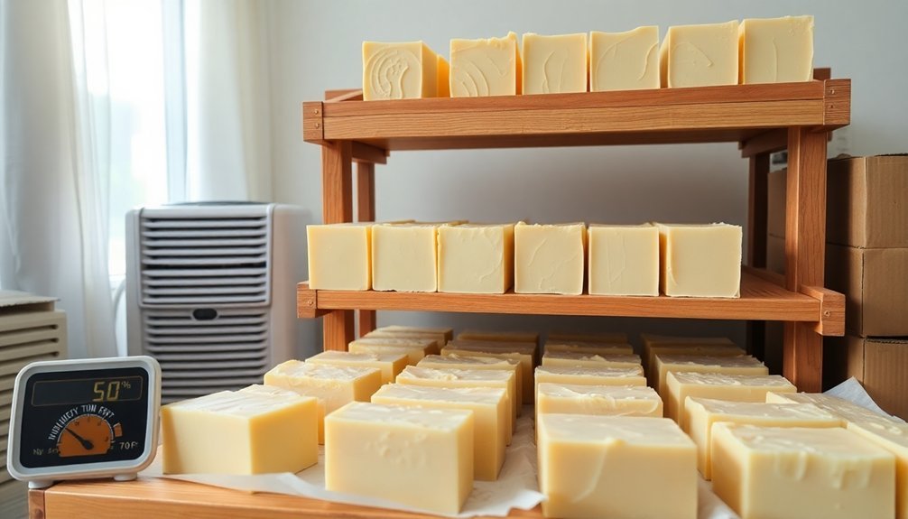 curing humidity and temperature monitoring