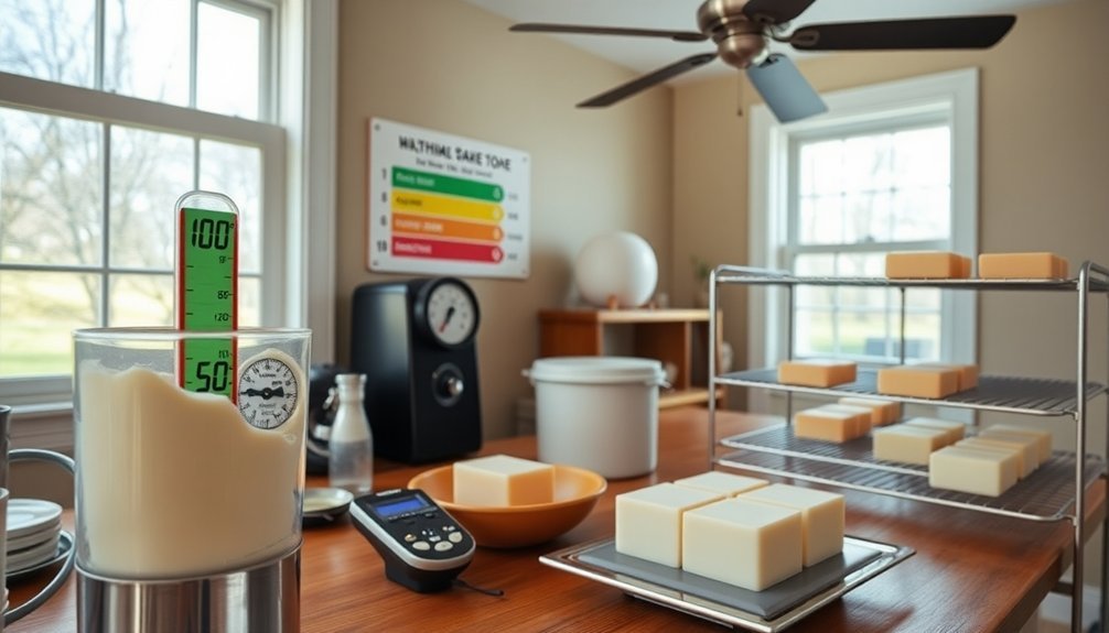curing results depend on temperature
