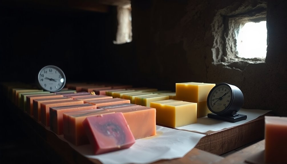 curing soap progress monitoring