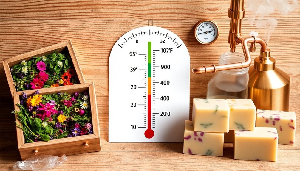 essential oil temperature influence