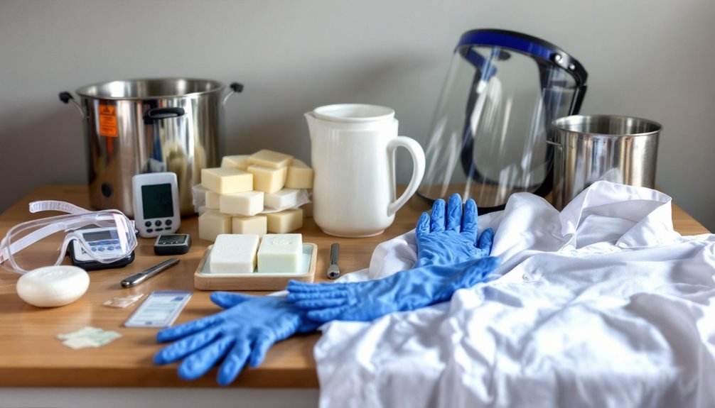 essential soap making safety