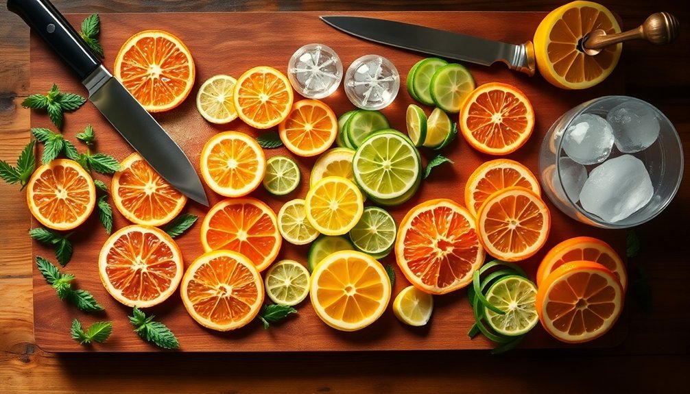 expert garnish preparation techniques