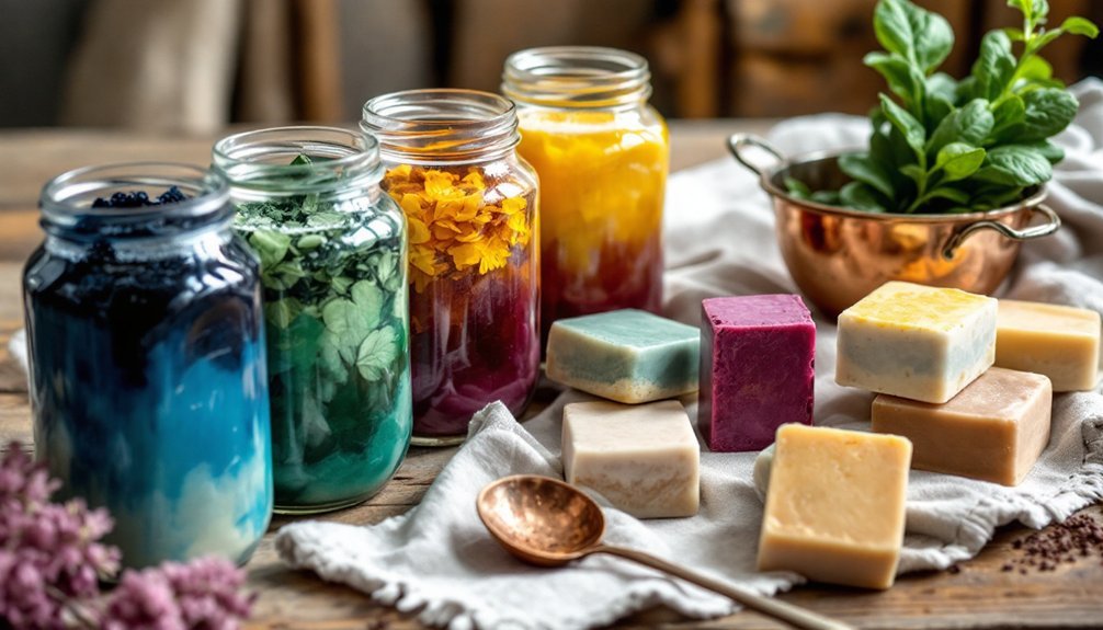 extracting natural plant dyes
