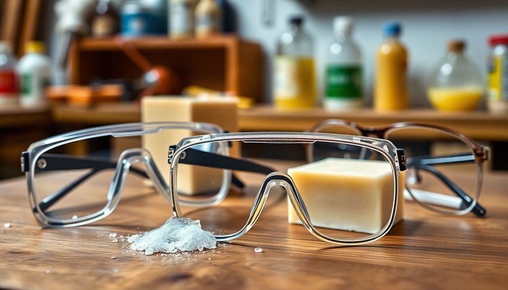 eye protection for soap making
