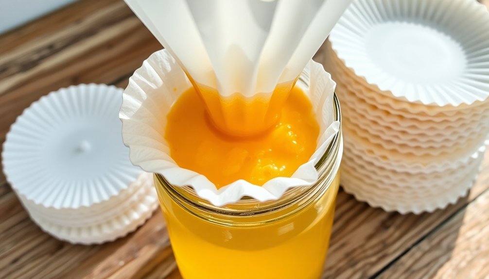 filtering pure fat method