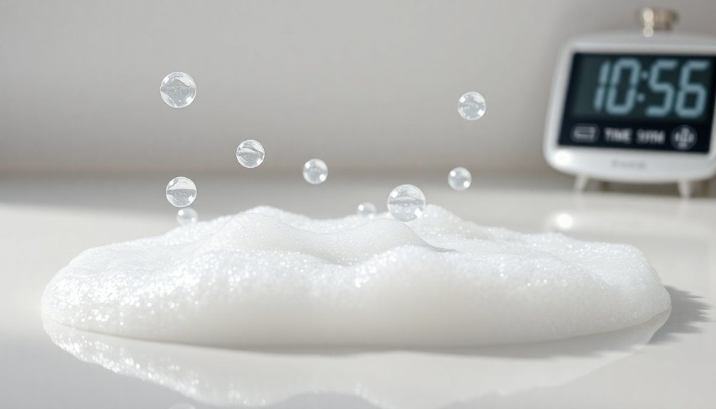 foam stability time assessment