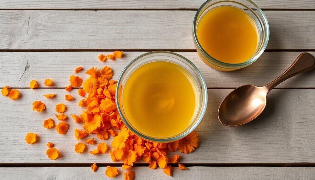 golden dye from calendula