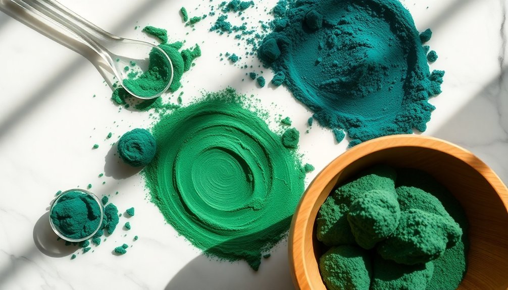 green clay spirulina blend