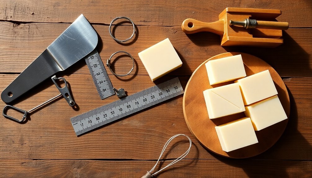 hand cutting soap essentials