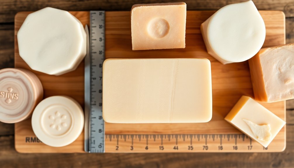 handcrafted soap bar sizes