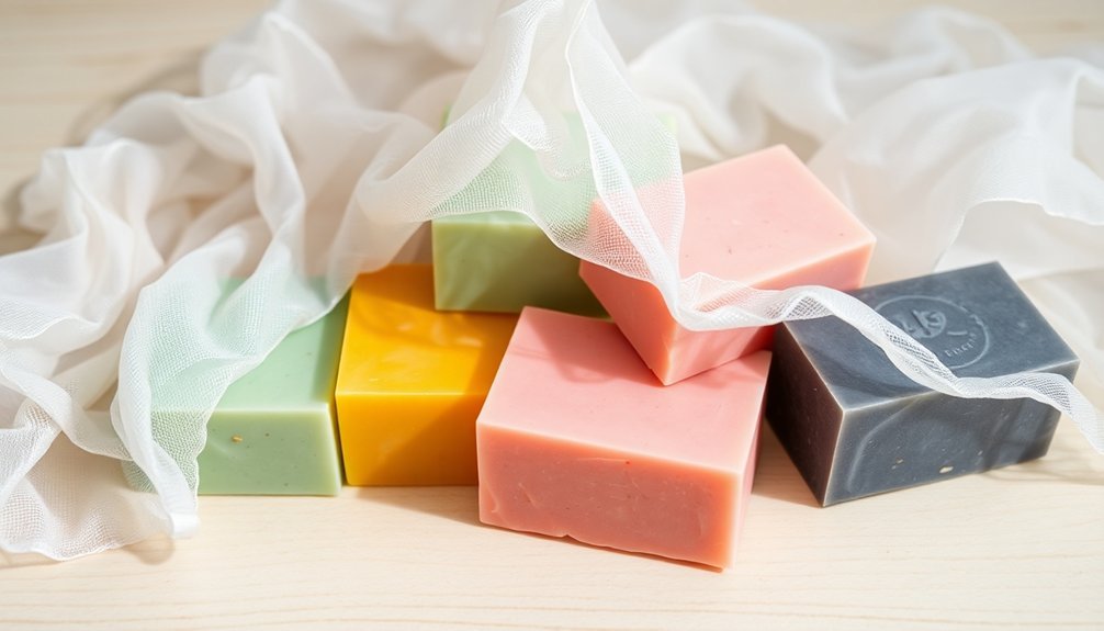 handcrafted soap color fabrics
