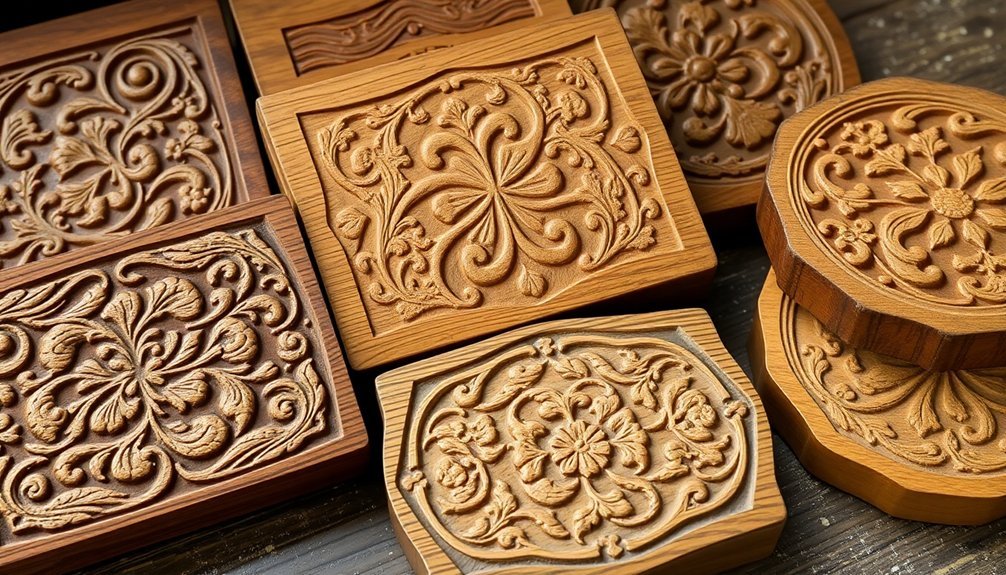 handcrafted wooden soap molds